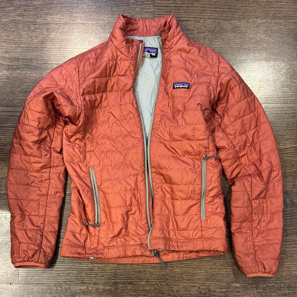 Patagonia Rust Quilted Down Jacket